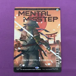 Mental Misstep Borderless NonFoil MTG TMNT Secret Lair NM 2373 Turtles - Image 1