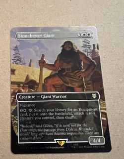 Stonehewer Giant - LTC - MTG - Magic the Gathering - Borderless - Foil - Image 1