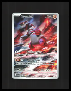 Groudon Pokemon Paradox Rift 199/182 ILLUSTRATION RARE NM - Image 1