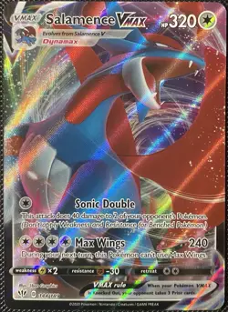 Salamence VMAX 144/189 Swsh03: Darkness Ablaze Holo - Pokemon Card - Image 1