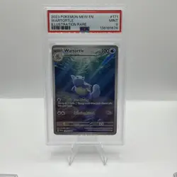 PSA 9 MINT Pokemon Wartortle Scarlet & Violet 151 Illustration Rare 171/165 - Image 1