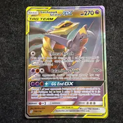 Pokemon Card Garchomp Giratina Tag Team GX Unified Minds Holo 146/236 - M/NM - Image 2