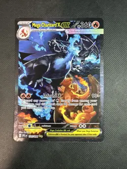 Pokemon Mega Charizard X ex Special Illustration Rare Phantasmal Flames 125/094 - Image 1