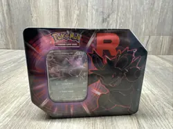Destined Rivals Team Rocket Tin (Nidoking ex) - Sealed New - Pokemon TCG New - Image 1