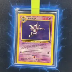 ⭐Haunter 21/62 ⭐Original Non Holo Rare Fossil Set Pokemon Card WOTC TCG 1999 - Image 1