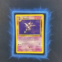 ⭐Haunter 21/62 ⭐Original Non Holo Rare Fossil Set Pokemon Card WOTC TCG 1999 - Image 2