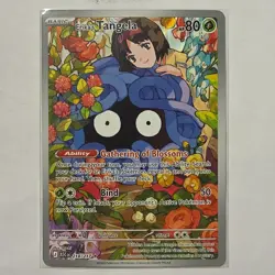 Erika's Tangela 218/217 Asc: Basic Grass 80HP Pokemon Nintendo - Image 1