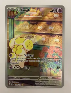 Pokemon Fidough 213/198 SV01 Scarlet & Violet Illustration Rare Full Art Holo - Image 1