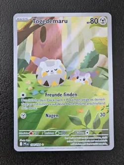 Pokemon Togedemaru 104/094 Deutsch Fatale Flammen Near Mint Full Art Rare #1 - Image 1