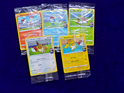 Pokemon Futsal On The Ball Football set, 5 Promo cards all Sealed B - Image 1