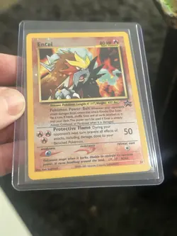 Pokemon Entei 34/53 Wotc Promo Reverse Holo Basic 80HP Ken Sugimori English - Image 1