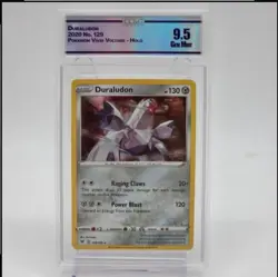 2020 Duraludon 129/185 Vivid Voltage Holo Rare CC&G 9.5 Gem Mint Graded Pokemon - Image 1