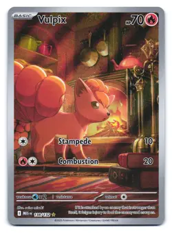 Vulpix 138/132 Illustration Rare Mega Evolution Pokemon NM - Image 1