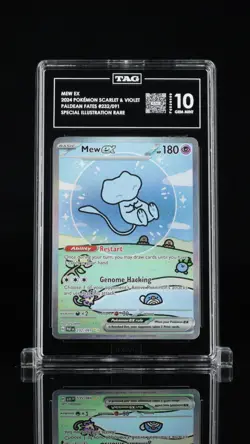 Pokemon Mew EX Bubble Mew TAG 10 Gem Mint 232/091 Sir SV Paldean Fates PSA CGC - Image 1