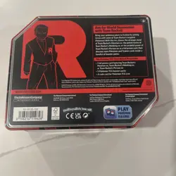 Pokemon TCG Team Rocket (Destined Rivals) Tin New & Factory SEALED Mewtwo - Image 3