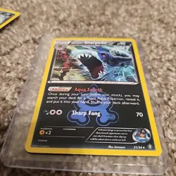 Pokemon Team Aqua's Sharpedo | 21/34 Holo Rare | Double Crisis | LP - Image 3