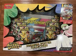 Pokemon TCG Premium Poster Collection Box Gardevoir New Factory Sealed! In Hand - Image 1