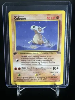 1999 Pokemon Cubone Jungle Set 1st Edition 50/64 - Image 1