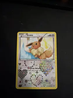 Pokemon TCG Eevee RC14/RC25 Legendary Treasures Radiant Collection Holo - Image 1