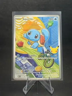 Squirtle Pokemon MEP 039 First Partner Illustration Rare Promo - Image 1