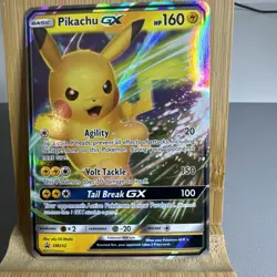 Pokemon Pikachu GX Black Star Promo TCG Sun & Moon SM232 NM - Image 1