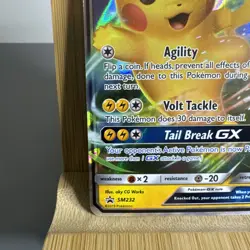 Pokemon Pikachu GX Black Star Promo TCG Sun & Moon SM232 NM - Image 5