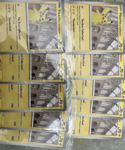10x Pikachu At The Museum, Pokemon Natural History Museum Jumbo Promo - Image 1