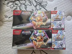 Pokemon Prismatic Evolutions Sams Club Exclusive Surprise Box Booster Bundle x2 - Image 1
