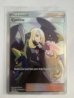Cynthia SV82/SV94 Rare Ultra Hidden Fates Shiny Vault Pokemon Near Mint - Image 1