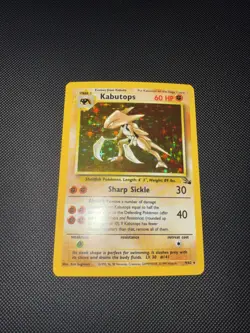 Kabutops - 9/62 - Fossil Holo Rare 60 (Pokemon TCG 1999) - Image 1