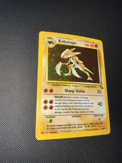 Kabutops - 9/62 - Fossil Holo Rare 60 (Pokemon TCG 1999) - Image 2
