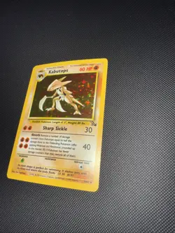 Kabutops - 9/62 - Fossil Holo Rare 60 (Pokemon TCG 1999) - Image 3