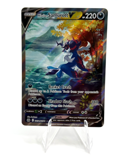 Pokemon Hisuian Samurott V (Galarian Gallery) Ultra Rare Crown Zenith GG51/GG70 - Image 1