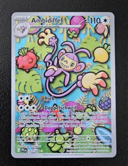 Pokemon Ambidiffel 107/094 Illustration Rare Fatale Flammen Deutsch Near Mint #1 - Image 1