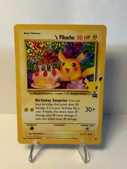______’s Pikachu (Birthday Pikachu) #24 Pokemon Celebrations Classic Collection - Image 1