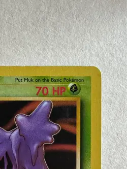 Pokemon TCG Muk Fossil 13/62 Non Holo Unlimited Rare - Image 3
