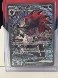 Pokemon TCG - N’s Zoroark Ex 286/217 SIR Ascended Heroes Pack Fresh sleeved nm/m - Image 1