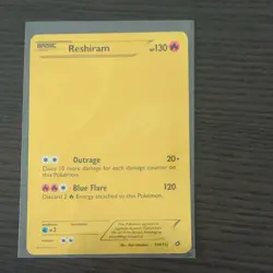 Pokemon Reshiram Full Art Secret Rare Holo Legendary Treasures 114/113 130 HP - Image 1