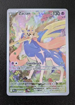 Pokemon Zacian 100/094 Fatale Flammen Deutsch Near Mint Illustration Art #1 - Image 1