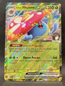 Erika's Vileplume ex 003/217 (Double Rare) Me: Ascended Heroes NM - Image 1