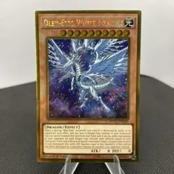 Yugioh Deep-Eyes White Dragon MVP1-ENG05 1. Edition Gold Rare NM - Image 1