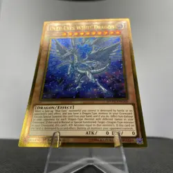 Yugioh Deep-Eyes White Dragon MVP1-ENG05 1. Edition Gold Rare NM - Image 5