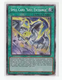 Yugioh Spell card "Soul Exchange" MP25-EN007 Starlight Rare 1st Ed Nm - Image 1