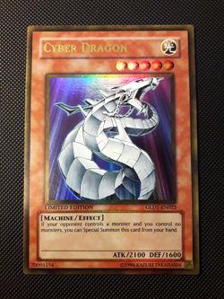 Yu-Gi-Oh! Cyber Dragon, GLD1-EN022, Gold Rare, Lim. Edition, Englisch, NM- - Image 1