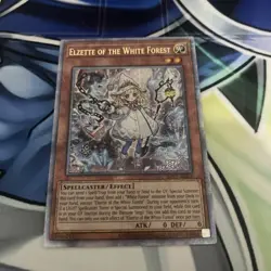 Yugioh Elzette of The White Forest INFO-AE014 Quarter Century Asian English NM - Image 1