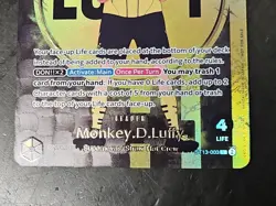 One Piece Monkey D. Luffy BVB 09 Borussia Dortmund Soccer Promo Card ST13-003 - Image 3