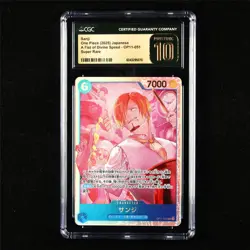 CGC 10 Pristine 2025 One Piece JPN Sanji OP11-051 SR - Image 1