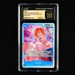 CGC 10 Pristine 2025 One Piece JPN Sanji OP11-051 SR - Image 2