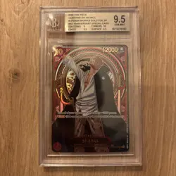 One Piece TCG OP13 Carrying On His Will Shanks SP OP09-004 Gold ENG - BGS 9,5 - Image 1