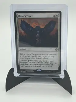MTG Magic the Gathering Dawn's Truce Bloomburrow Rare Card Near Mint Condition - Image 1